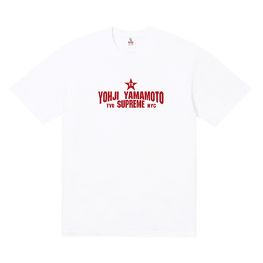Buy Supreme x Y's Star Tee 'White' - FW25T3 WHITE | GOAT