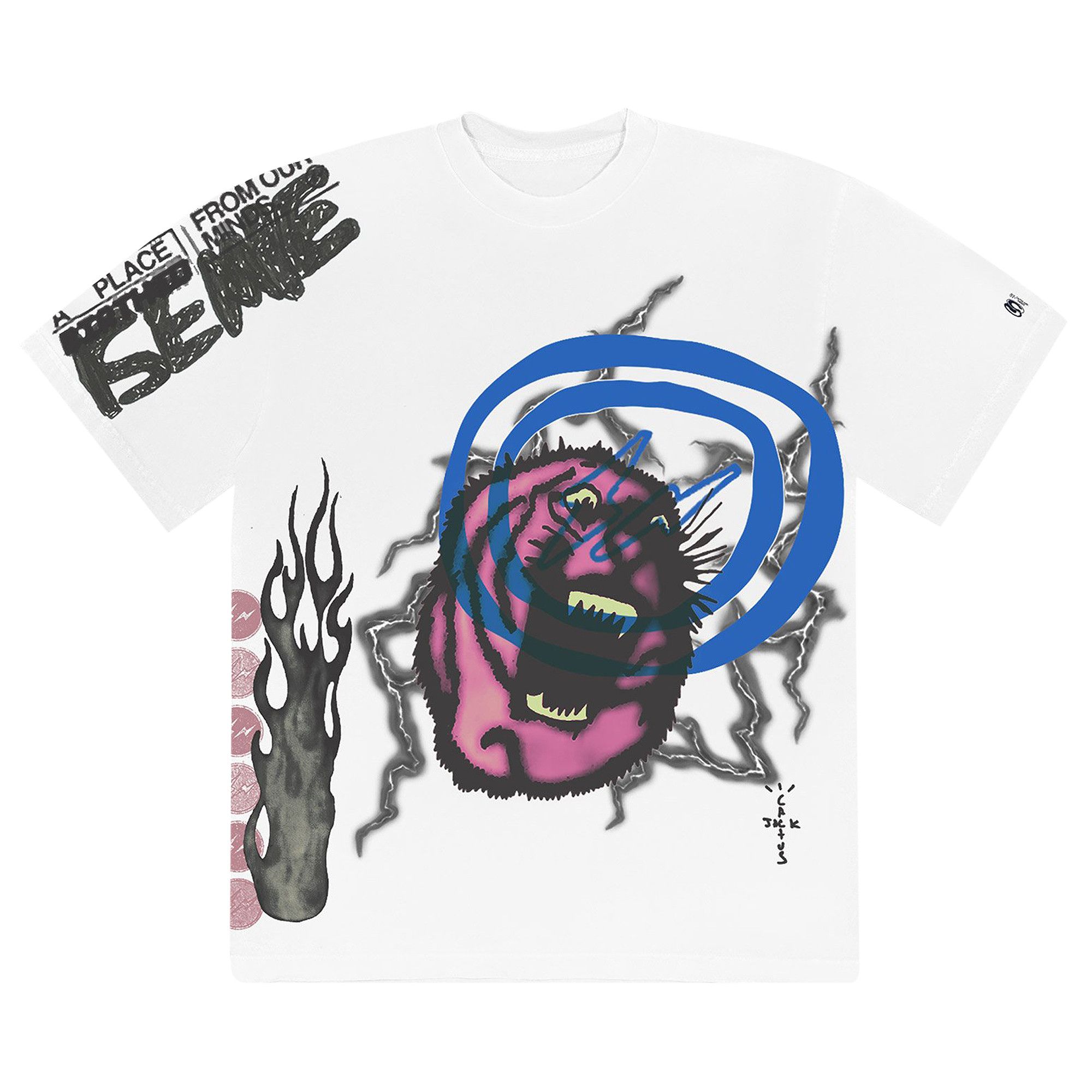 Buy Cactus Jack by Travis Scott For Fragment Sunrise Tee 'White