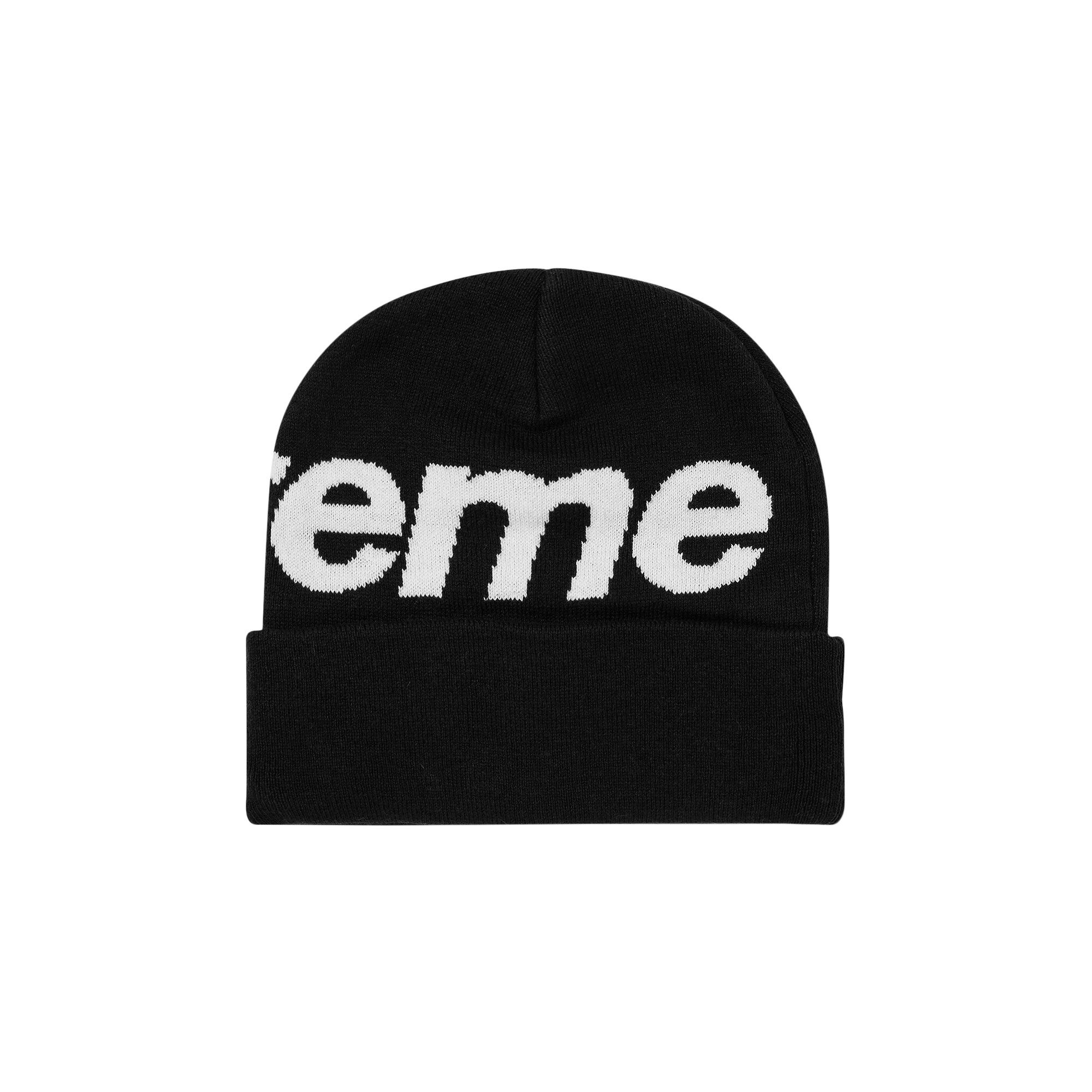 Buy Supreme Big Logo Beanie 'Black' - FW23BN17 BLACK | GOAT