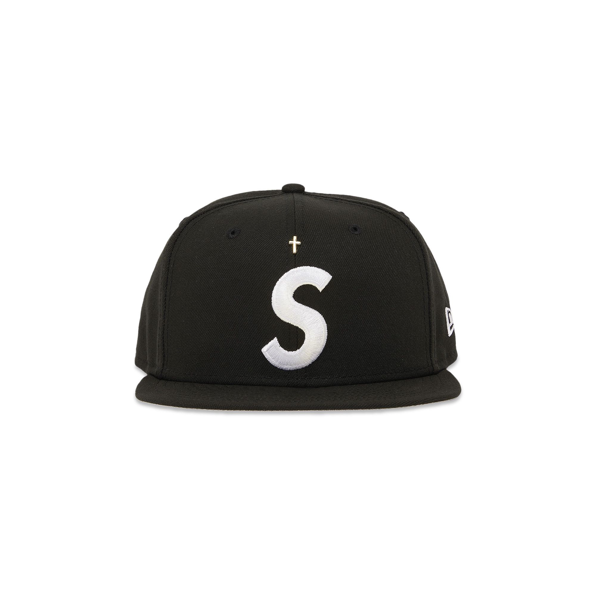Buy Supreme Gold Cross S Logo New Era 'Black' - SS24H15 BLACK | GOAT