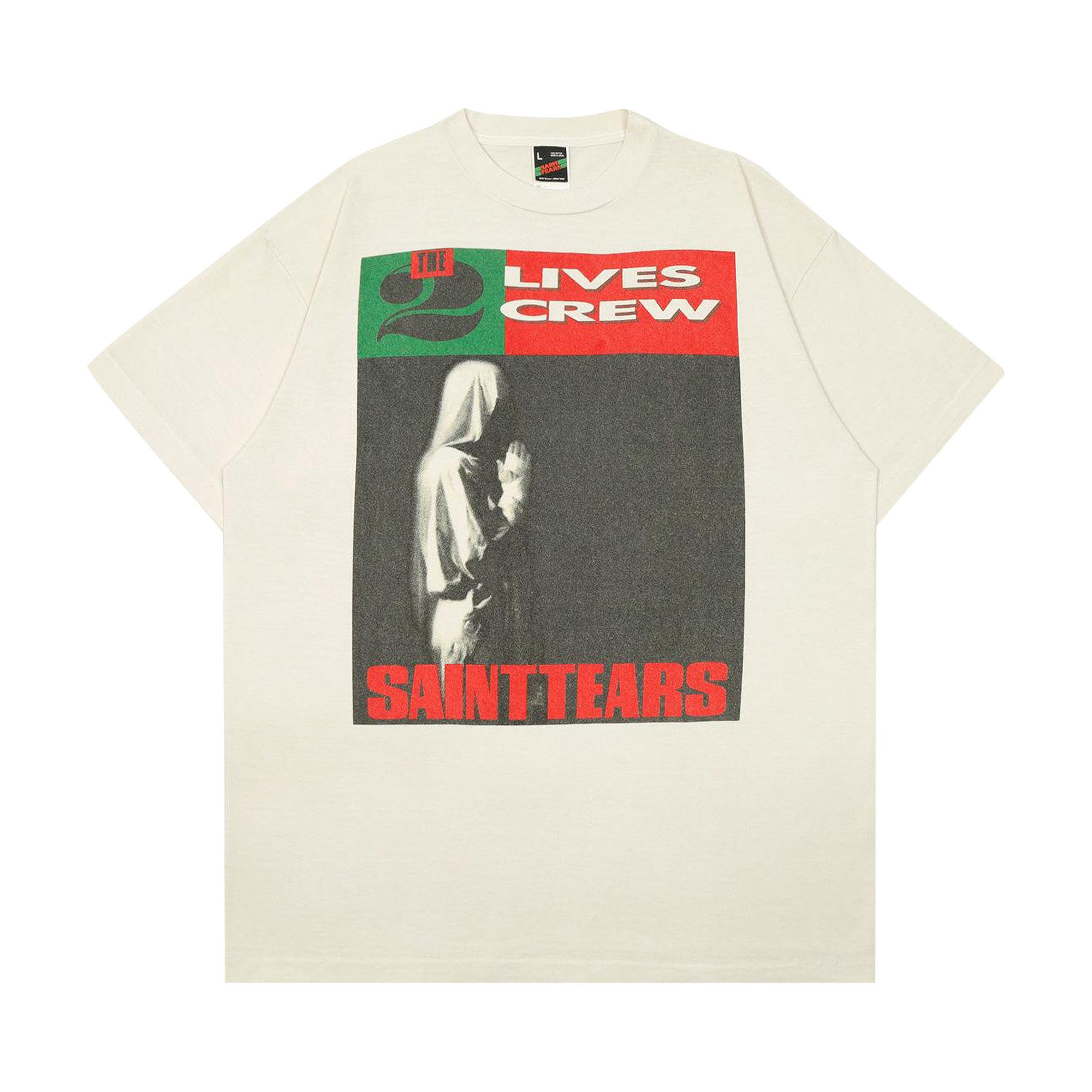 Buy SAINT Mxxxxxx x Denim Tears Lives Crew T-Shirt 'White' - SM