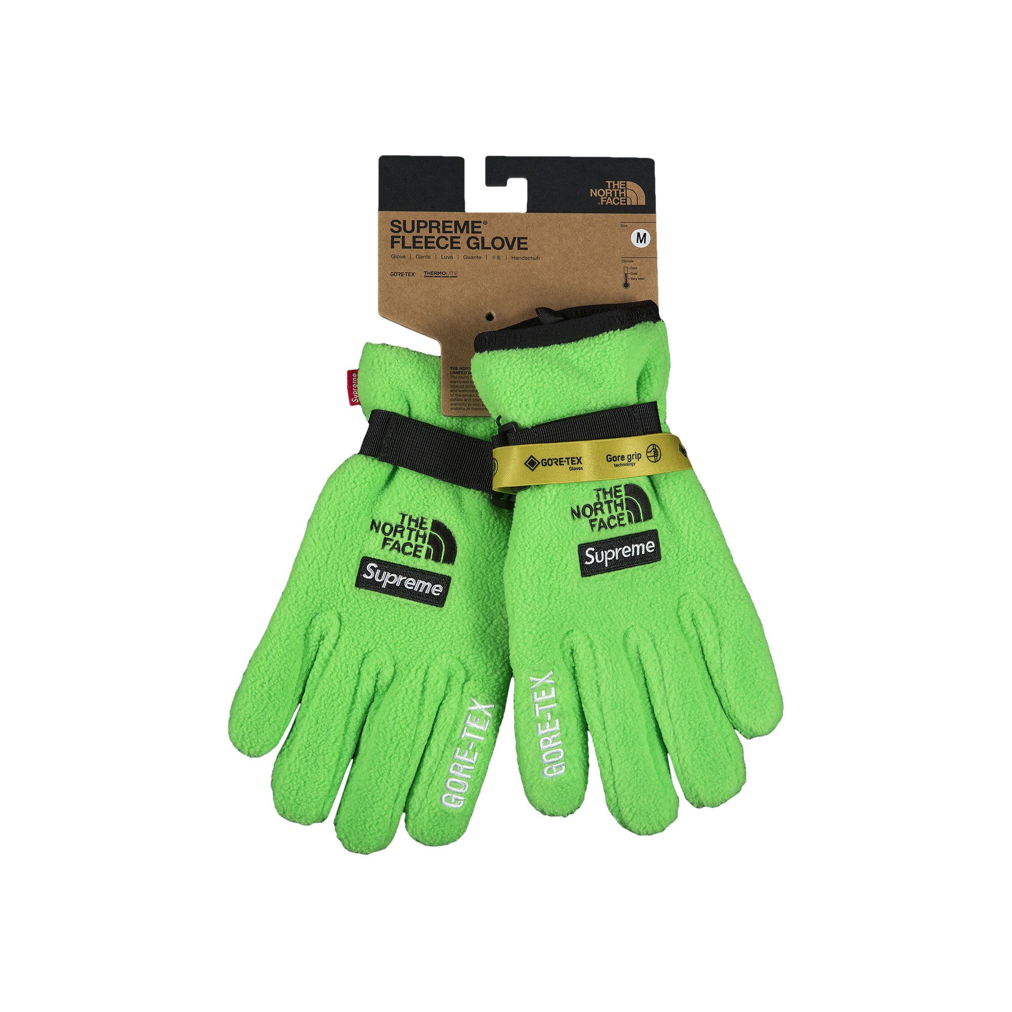 Buy Supreme x The North Face RTG Fleece Glove 'Bright Green