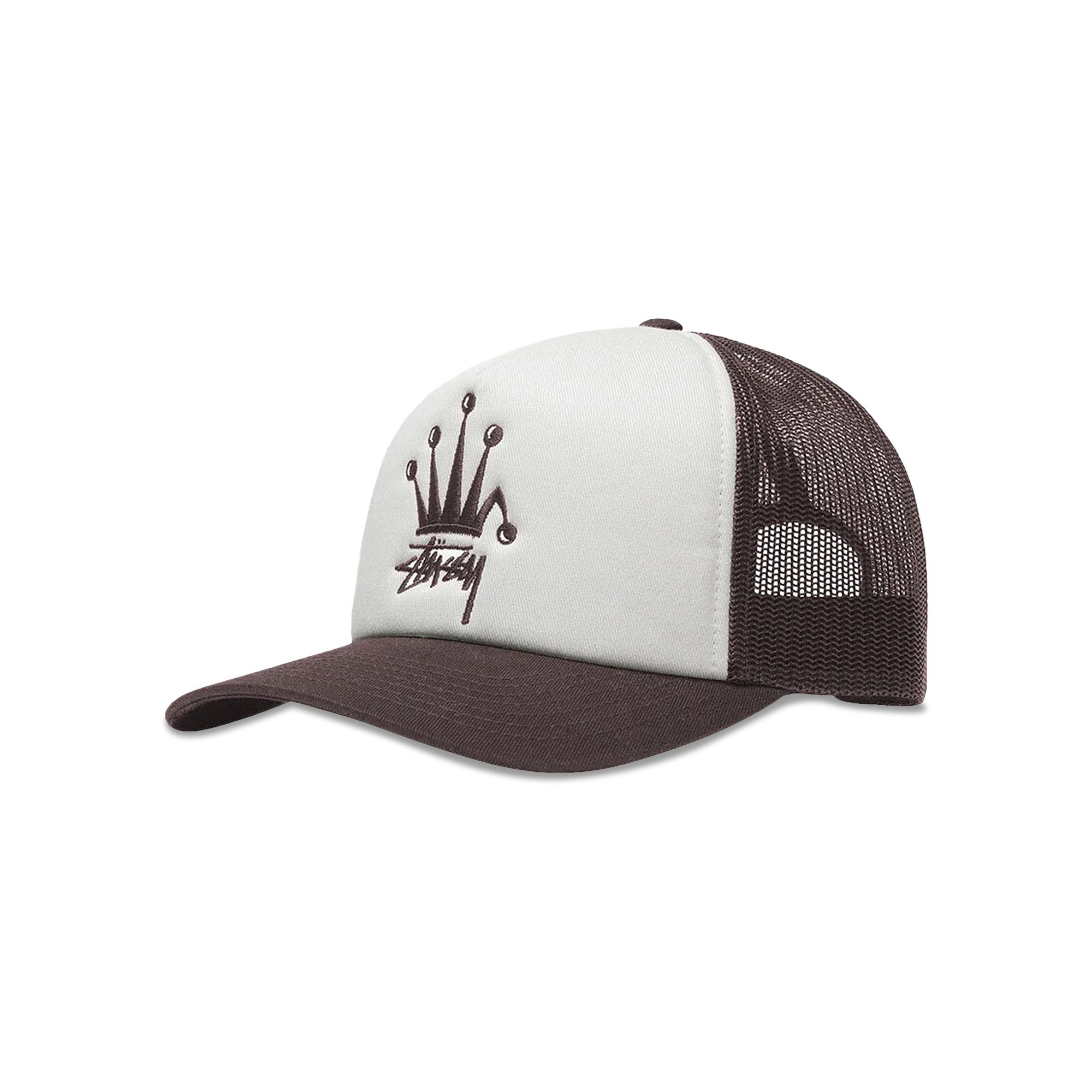 Buy Stussy Crown Stock Trucker Cap 'Brown' - 1311056 BROW | GOAT