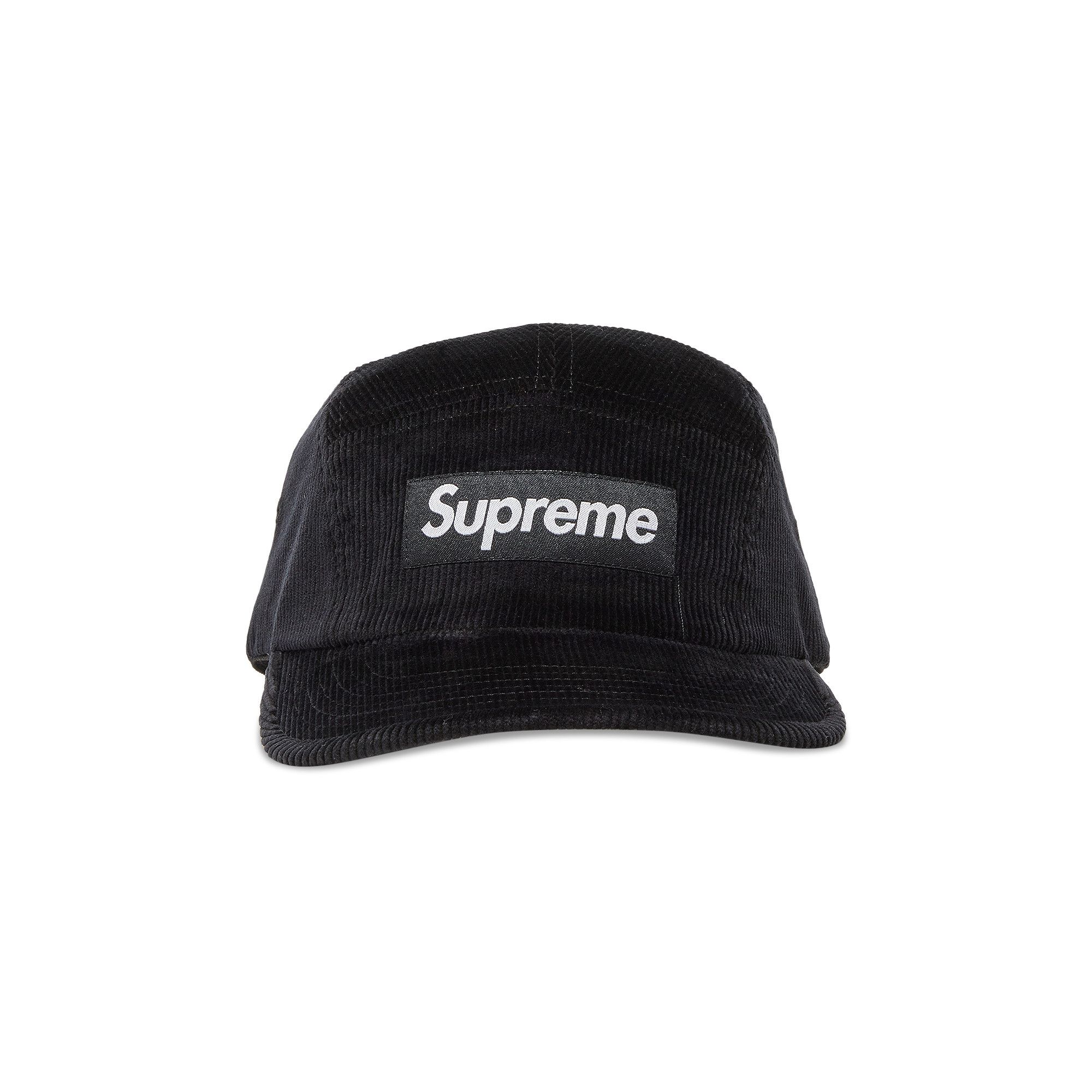 Buy Supreme Corduroy Camp Cap 'Black' - FW22H100 BLACK | GOAT