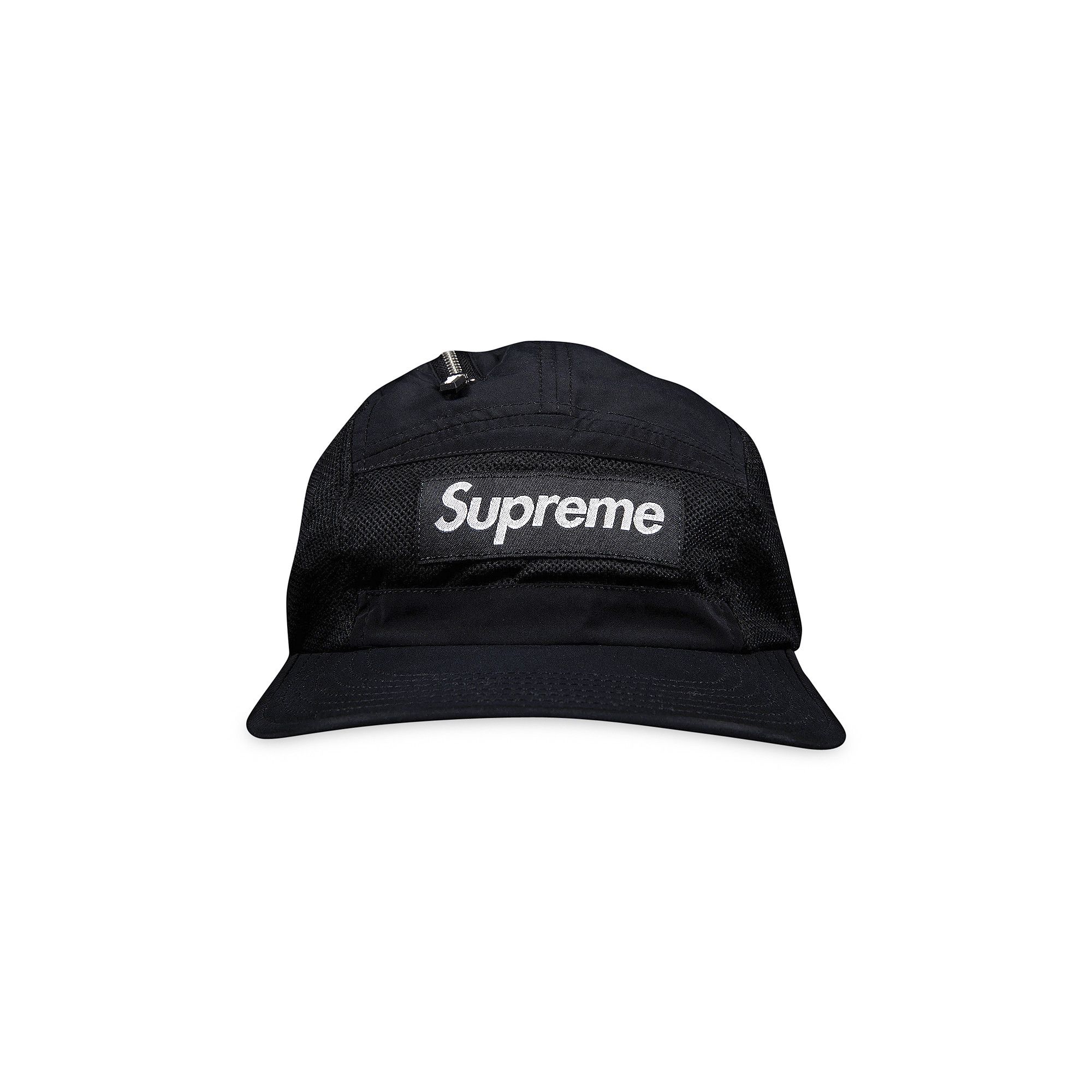 Buy Supreme Zip Mesh Camp Cap 'Black' - FW20H19 BLACK | GOAT
