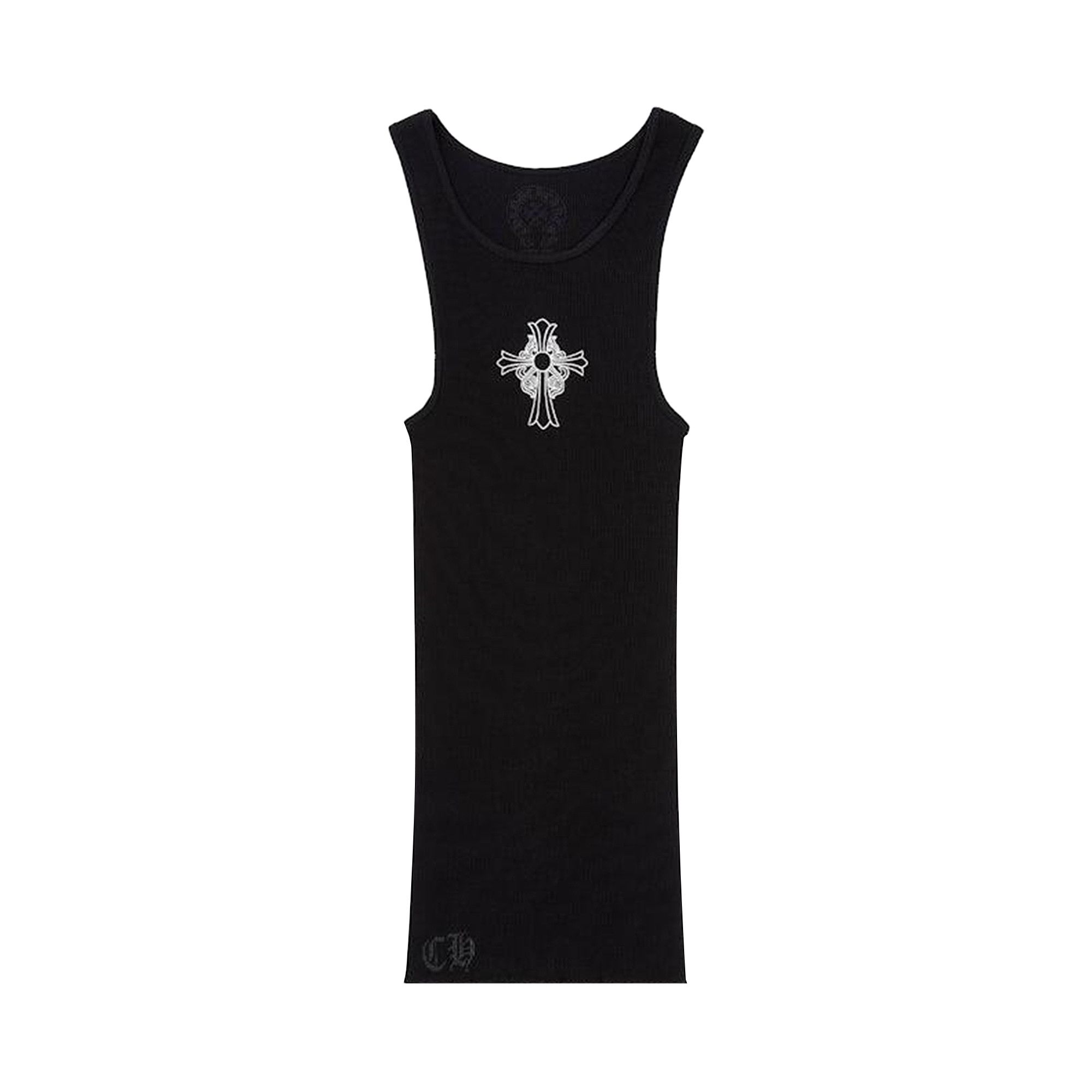Buy Chrome Hearts Hairy Cross Rib Tank 'Black' - 01383