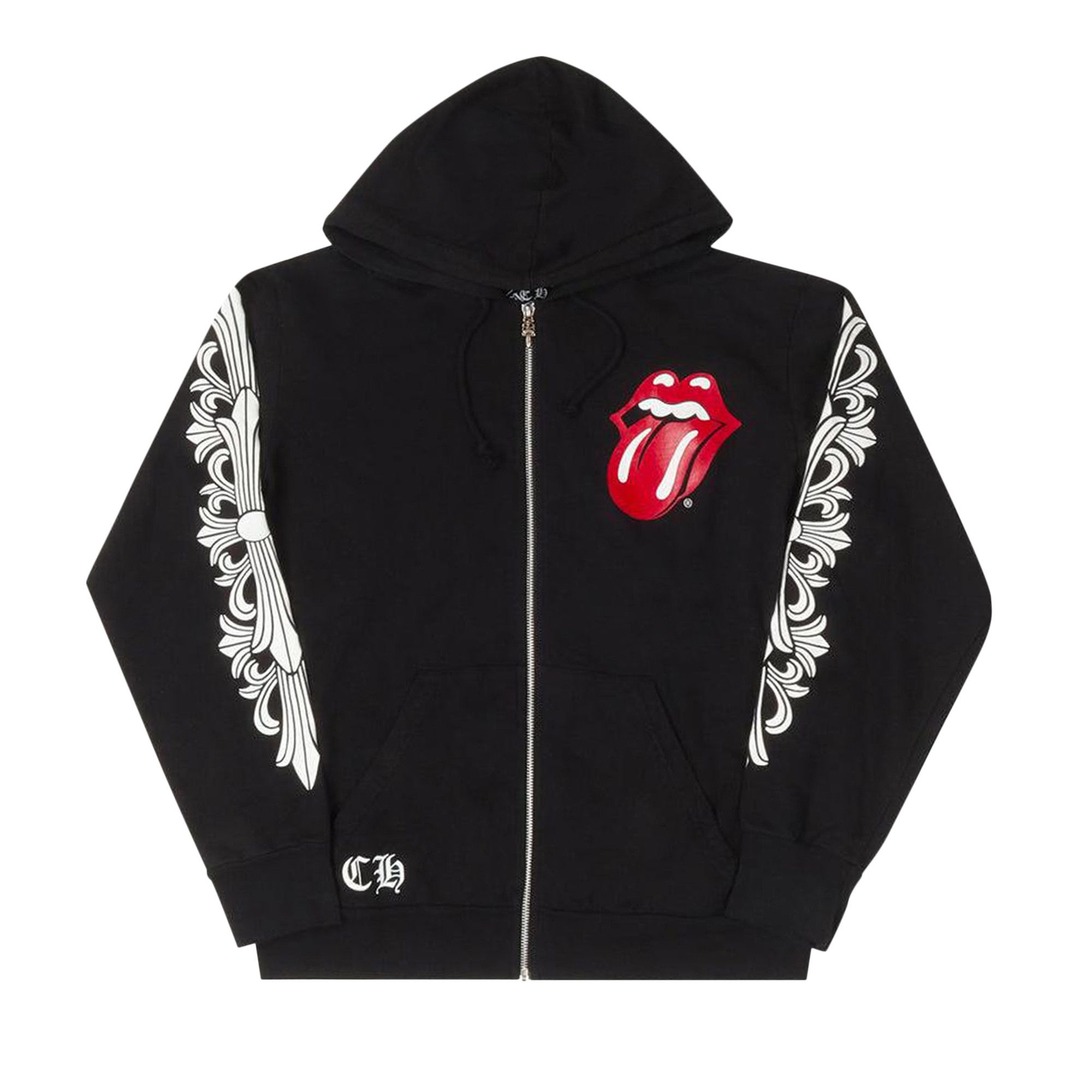 Buy Chrome Hearts Rolling Stones Zip Up 'Black' - 1383