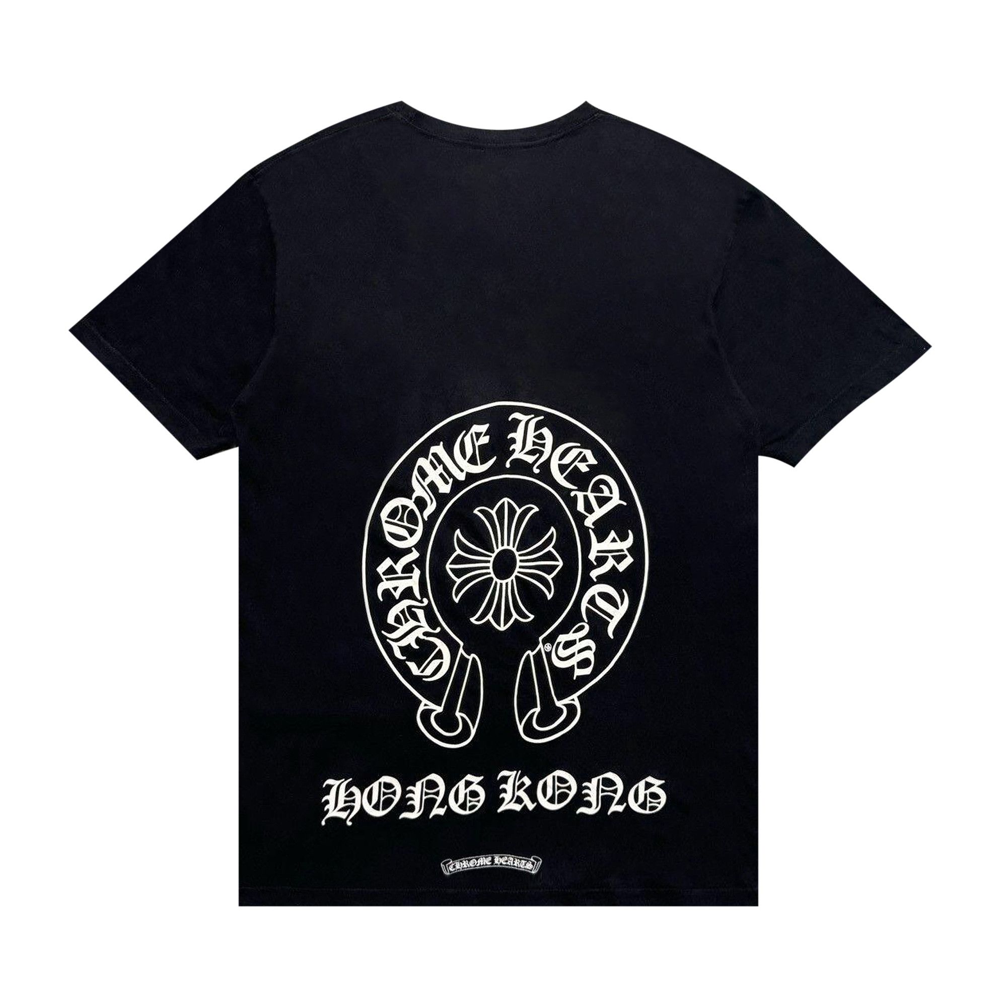 Buy Chrome Hearts Hong Kong Horseshoe Pocket Tee 'Black' - 1383