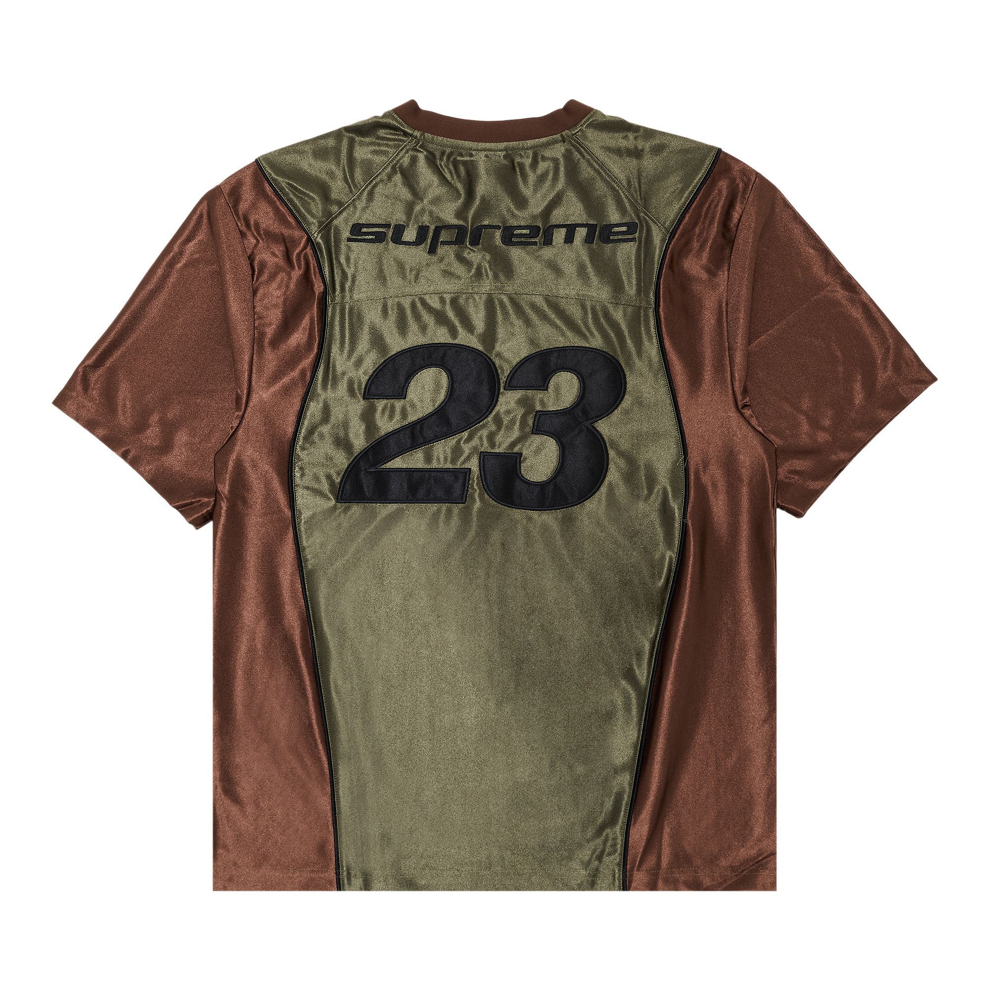 Buy Supreme x Jordan Warm Up Jersey 'Olive' - FW24KN1 OLIVE | GOAT