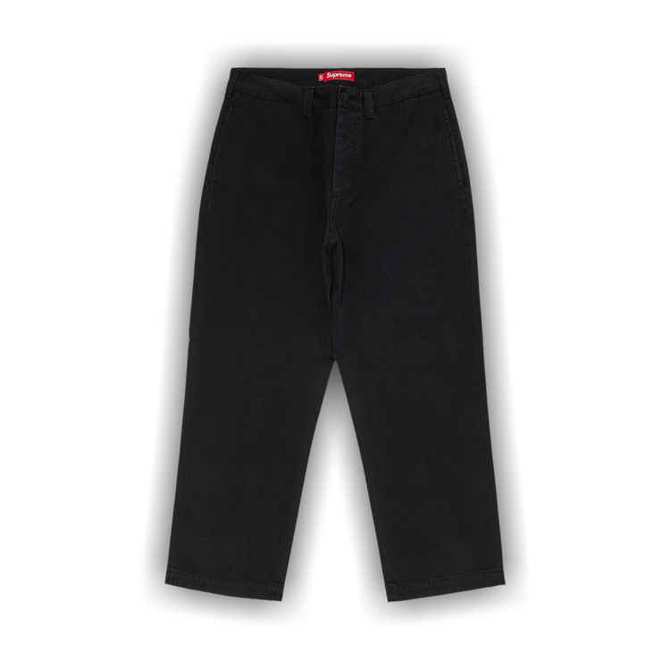 Buy Supreme Chino Pant 'Black' - SS25P32 BLACK | GOAT