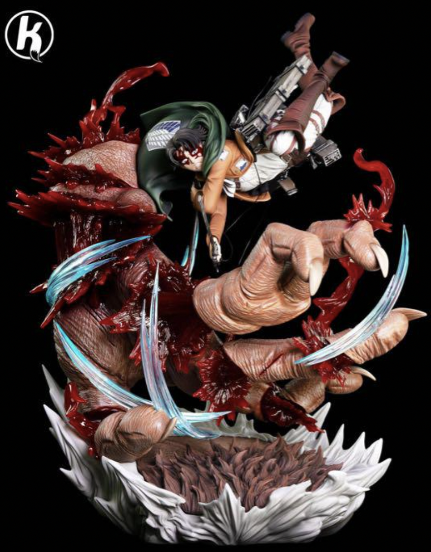 進撃の巨人 リヴァイ·アッカーマン ガレージキット ガレキ スタチュー