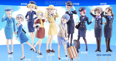 ANAの制服フィギュアが食玩に 海洋堂が制作 - ITmedia NEWS