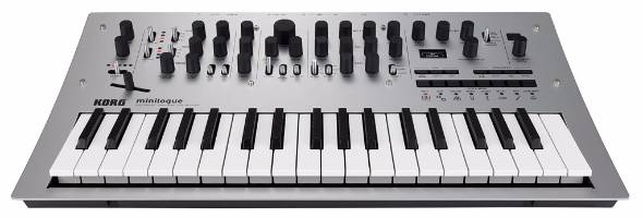 小型ボディーに4ボイスポリフォニックアナログシンセ KORG「minilogue