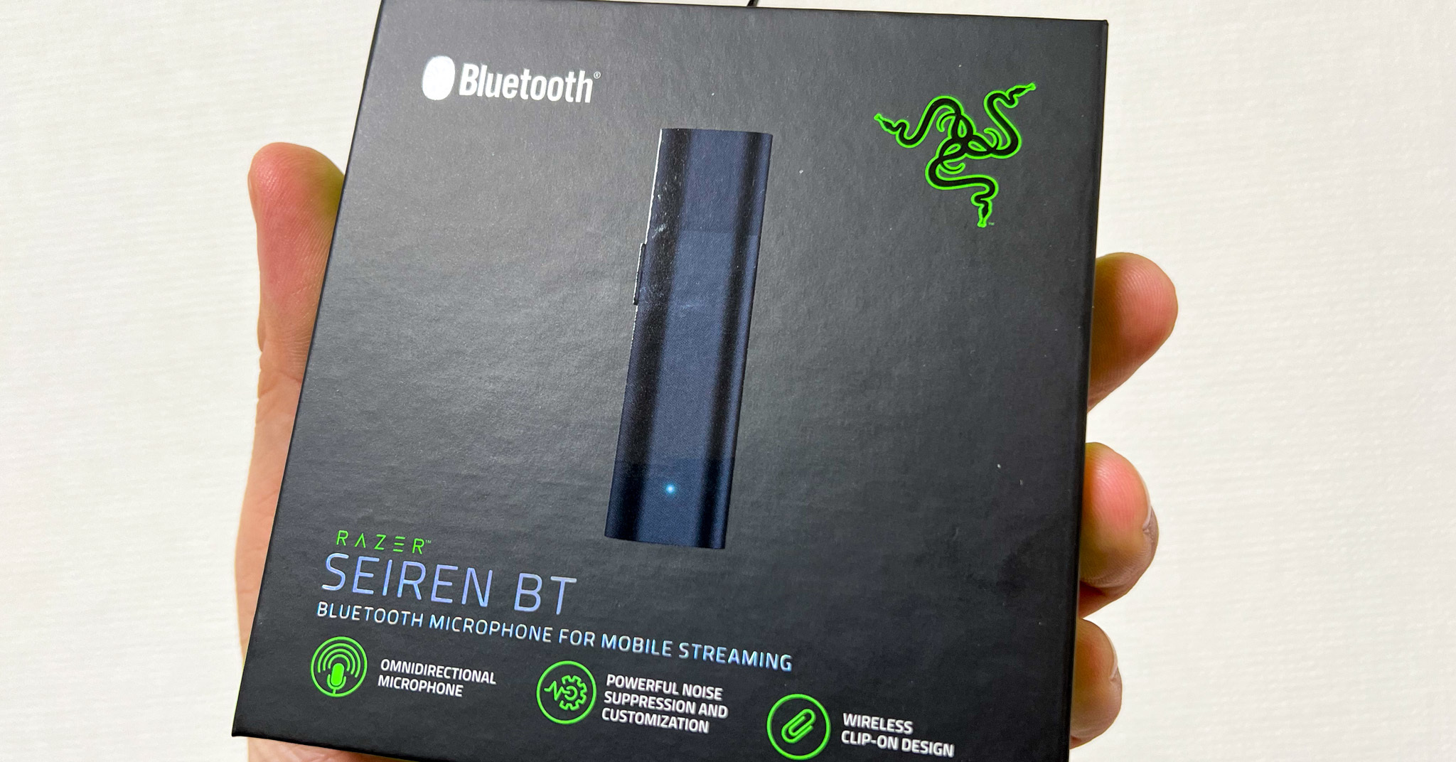 本体でAIノイズ低減するピンマイク「Razer Seiren BT」がすごい（1/3
