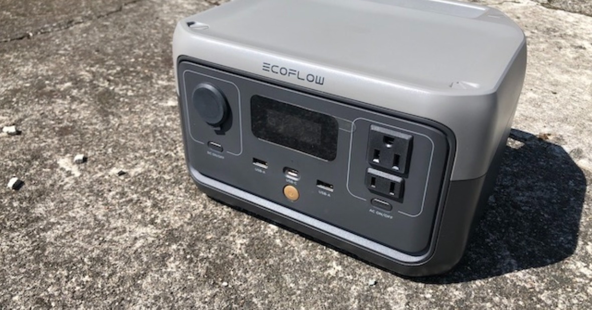 家電レビュー】エコフローのポータブル電源「リバー2」は、コンパクト