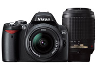 ニコン、D40に手ブレ補正レンズをセットした「ダブルズームキットII