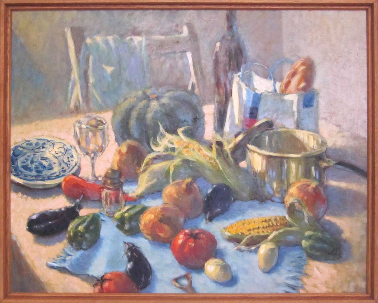 野菜たち 油絵 ＜お値段ご相談ください＞ 野菜たち油絵＜お値段ご相談