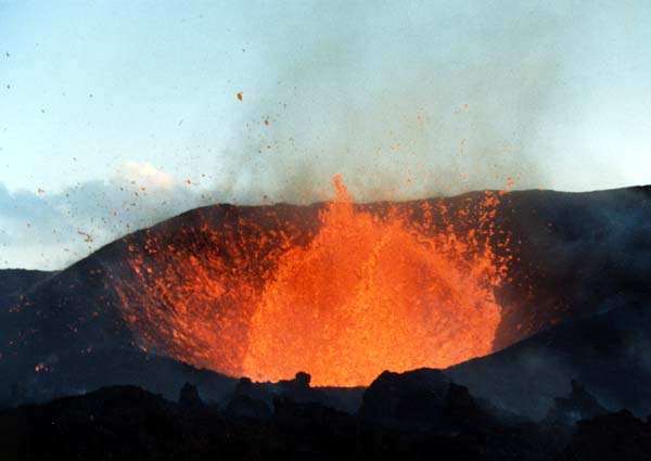 1986年三原山噴火 自然に出来た造形物 1986年三原山噴火