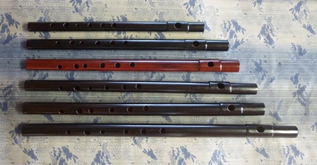 ♪唄用・♪ドレミ用・四本調子篠笛②（G♯調） オリジナル横笛（