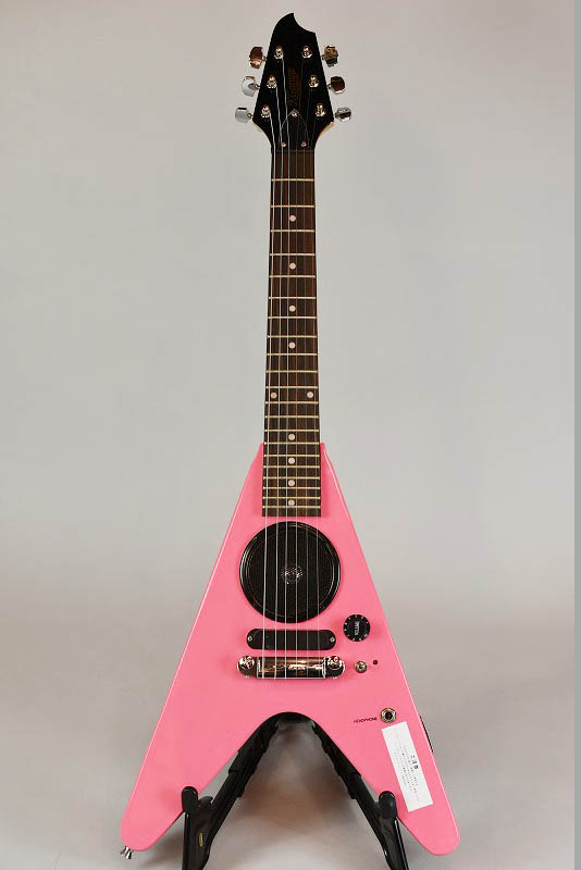 K garageフライングVアンプ付きミニエレキギター送料込みです。 K