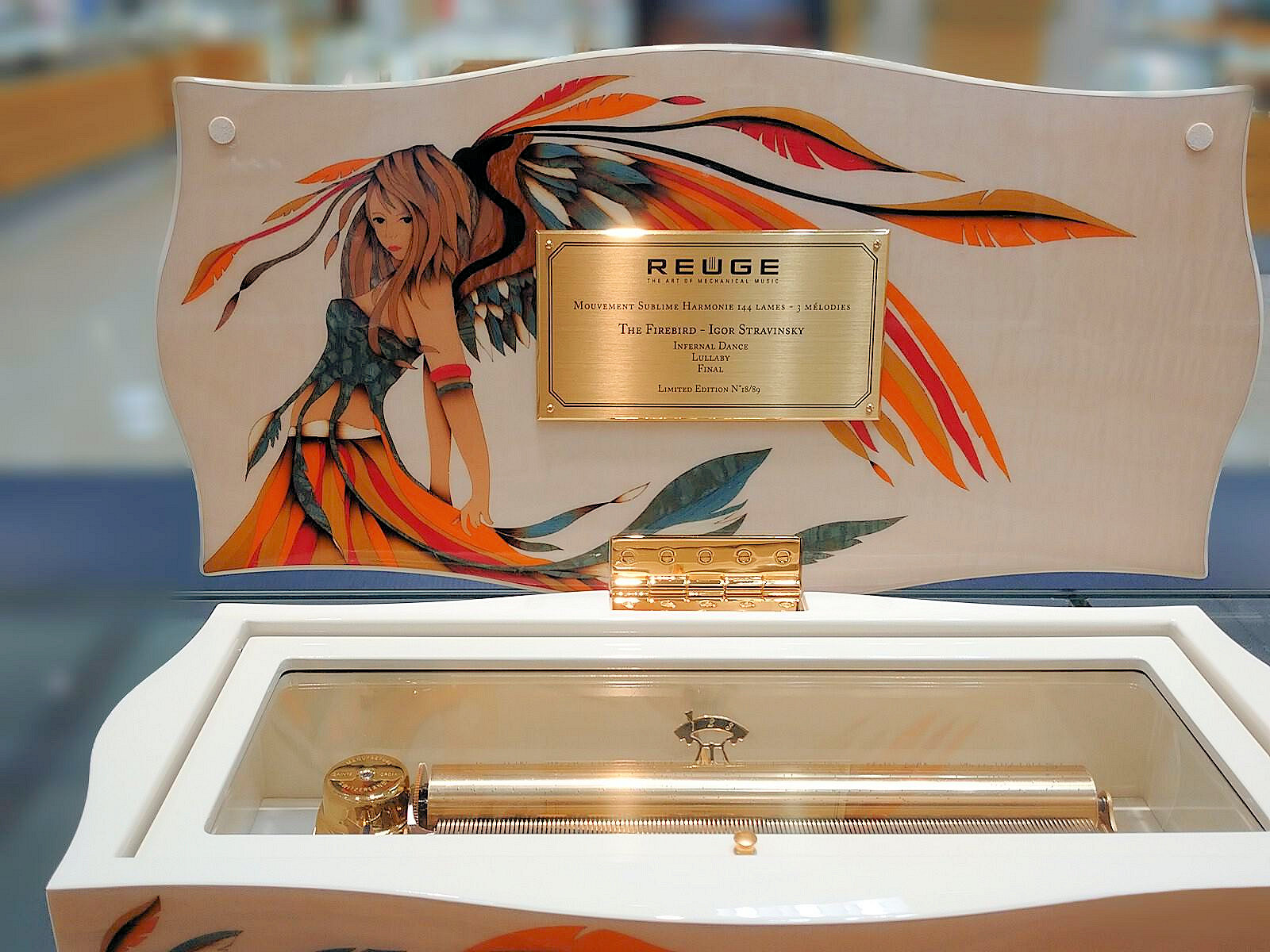 REUGE MUSICオルゴール エーデルワイス スイス製オルゴール
