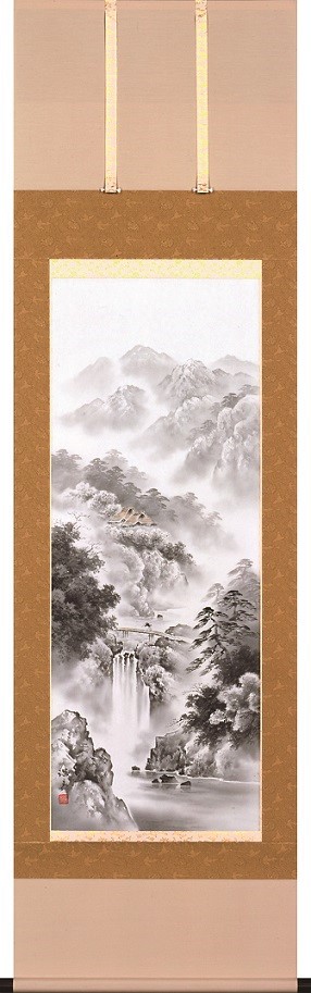 掛け軸（山水画）