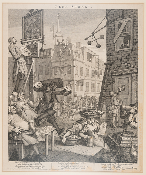 イギリスアンティークホガースの版画 価格ホビー・楽器・アート