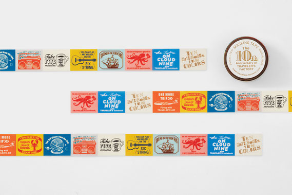 10周年企画 第2段！ 10周年記念マスキングテープ & - TRAVELER'S