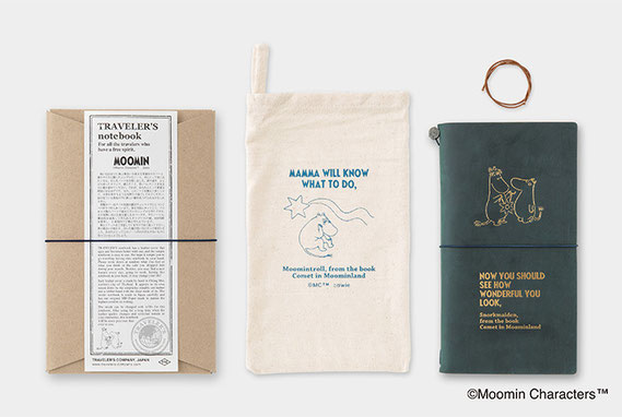 トラベラーズノート 限定セット MOOMIN 彗星 - TRAVELER'S FACTORY