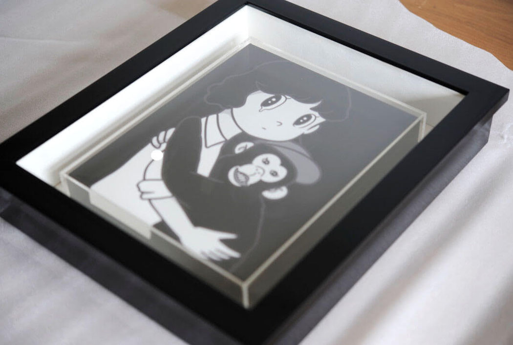 希少作品 ハシヅメユウヤ サイン入り額付きポスター 2025年最新