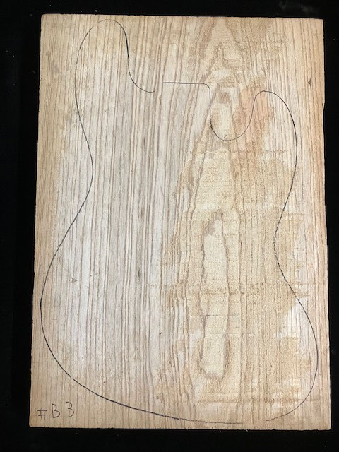 スワンプアッシュ・1ピースベースボディ材・＃B3 - FINEWOOD