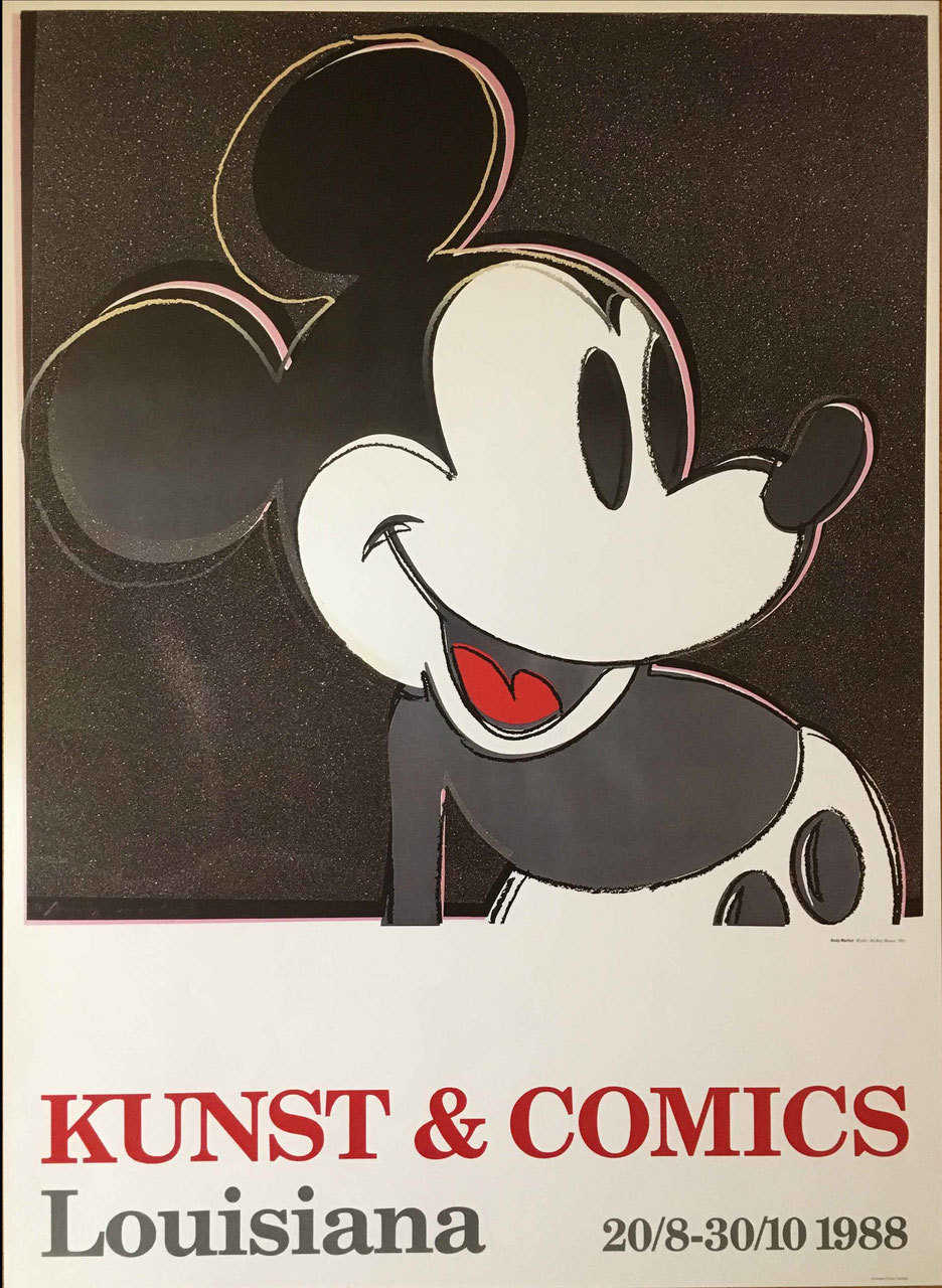 The Art Of Mickey Mouse ウォーホル/アートポスター Amazon.co.jp