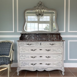 美品□フランスアンティーク□オーク材□フラップ扉□コモード