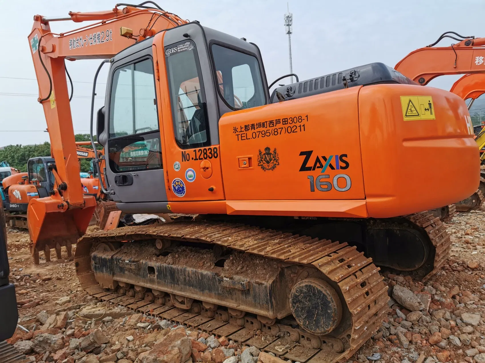 Used 16ton Hitachi Excavator Japan in Good Condition Hitachi Zx160
