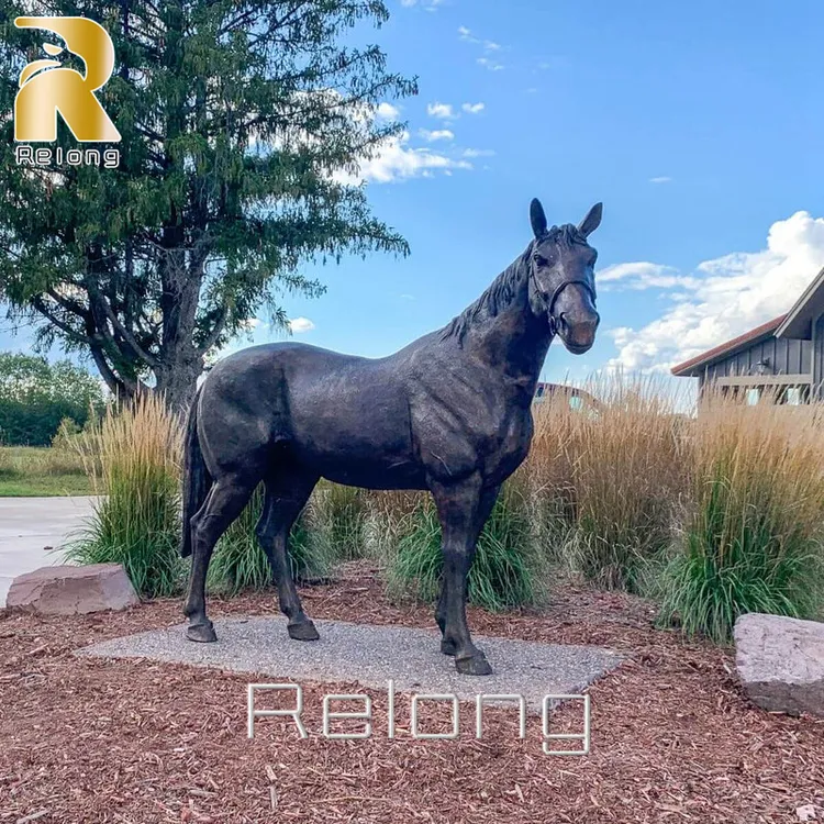アンティーク】インドの鋳造工芸品✨馬のブロンズ像 有名なデザインの