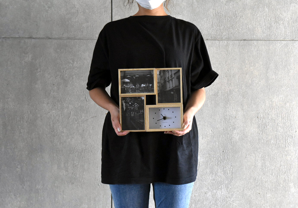 フォトフレームと時計がセットになった BIT4（ビットフォー） – MAG