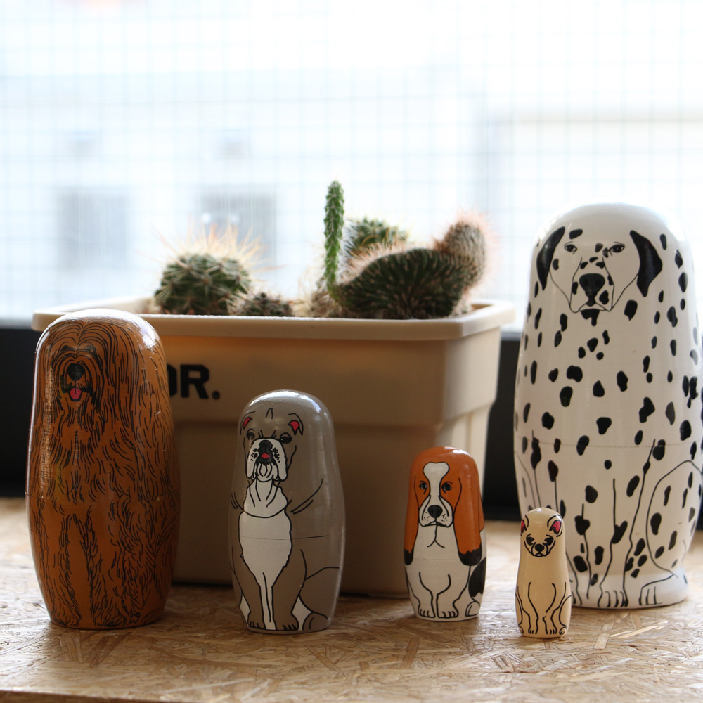 2匹のテリア犬』ヴィンテージ銅版画 Meyer Eberhardt 2匹のテリア犬