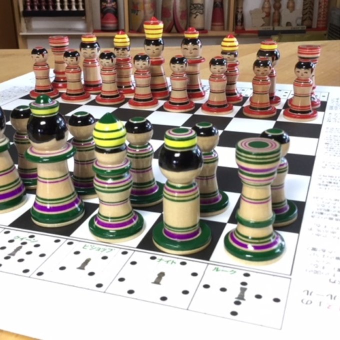 妖精チェス駒とボードセット 美品 レア チェスセット 将棋 ボード