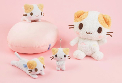 マシュマロみたいなふわふわにゃんこ マスコット ぬいぐるみ サンリオ