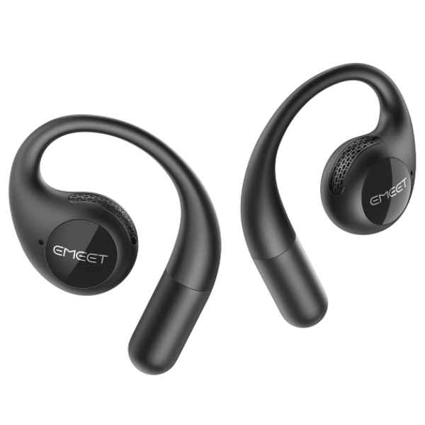 EMEET EMEET AirFlow ワイヤレスオープンイヤー型イヤホン E2053 黒