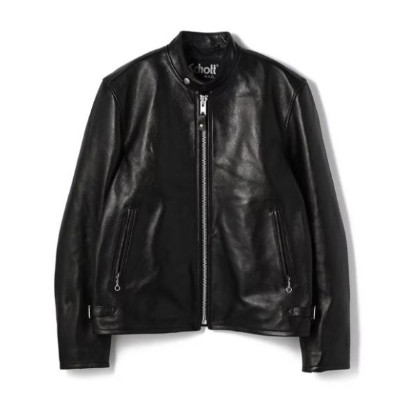 Schott ショットUSAゴーストスカルバックハンドペイントシングル