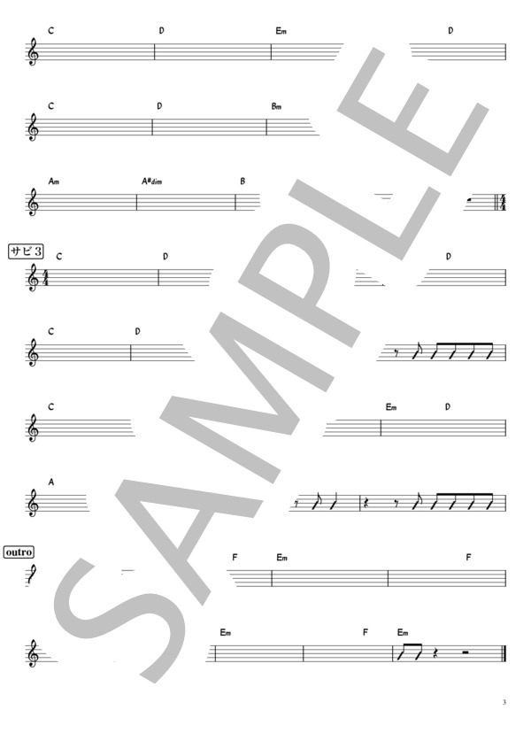 楽譜】 バンド用コード譜 / 放課後ティータイム (その他 / 入門