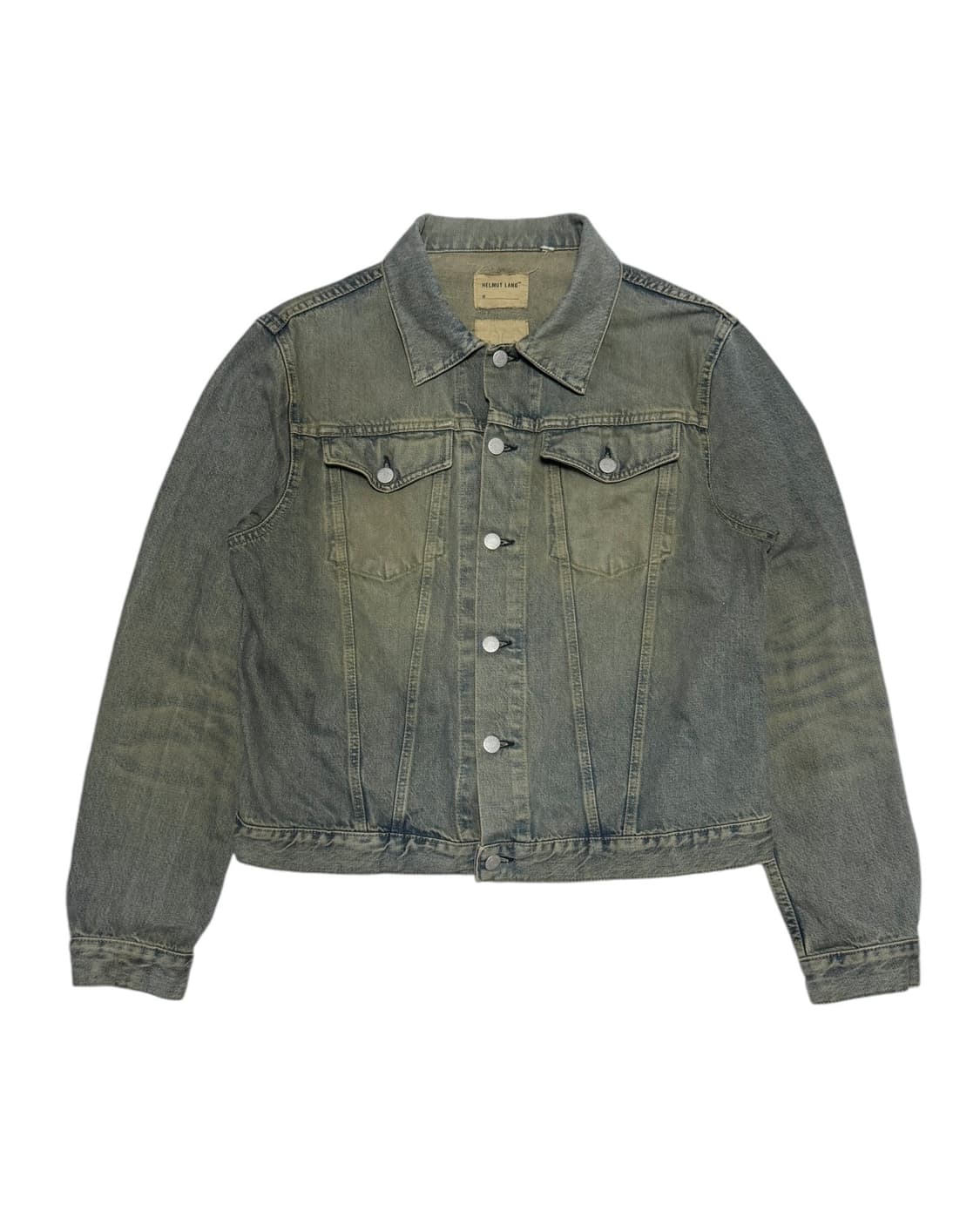 Archive '97S/S Helmut Lang ”Prototype” Leather Trucker Jacket