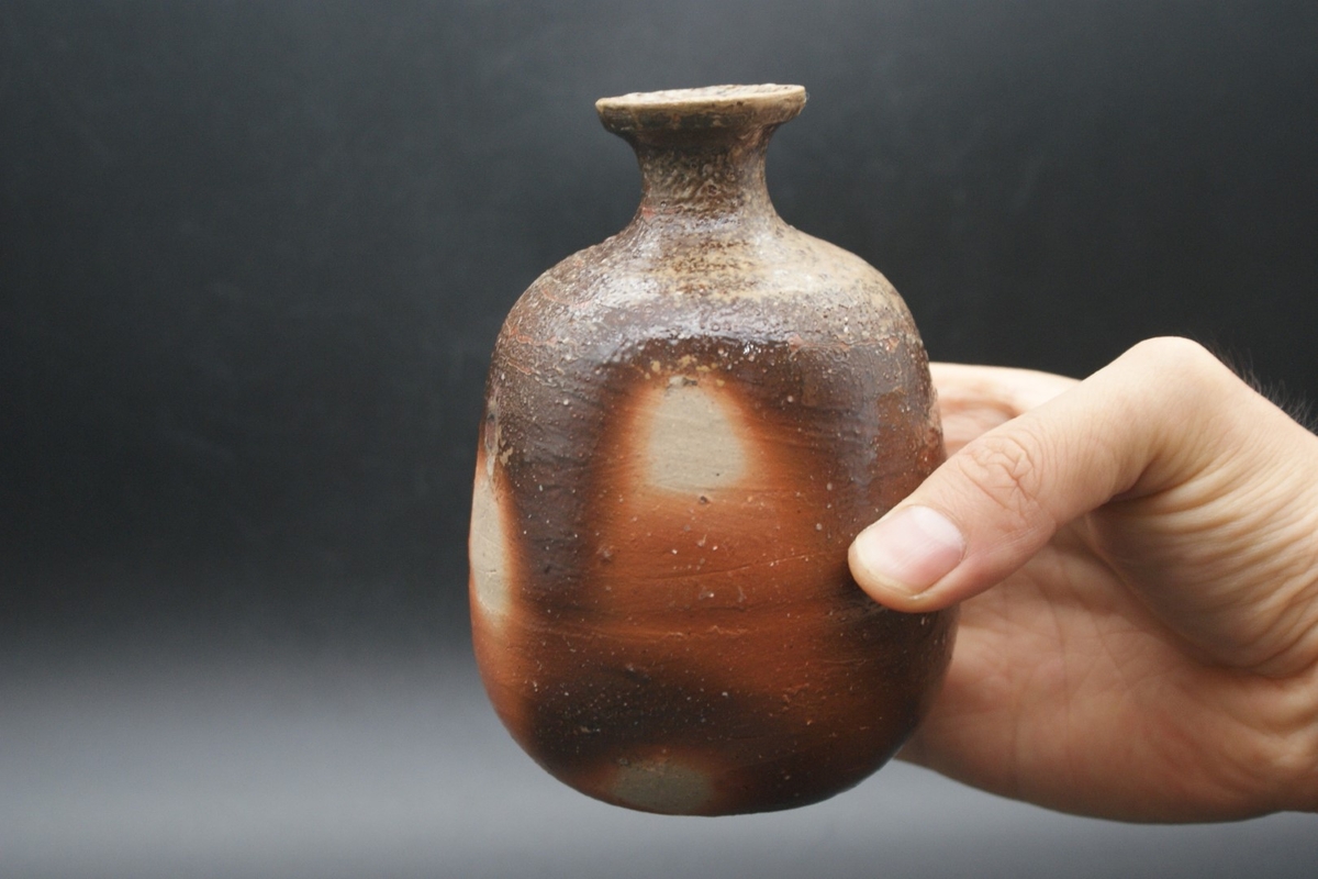 人間国宝》伊勢﨑 淳 作 備前 徳利 | 陶備堂オンラインショップ