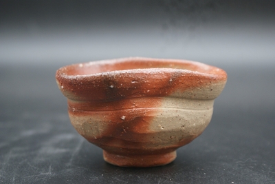 水瓶 備前焼 伊勢﨑競 無傷 無箱 割蓋付 水瓶 備前焼 伊勢﨑競 無傷 無