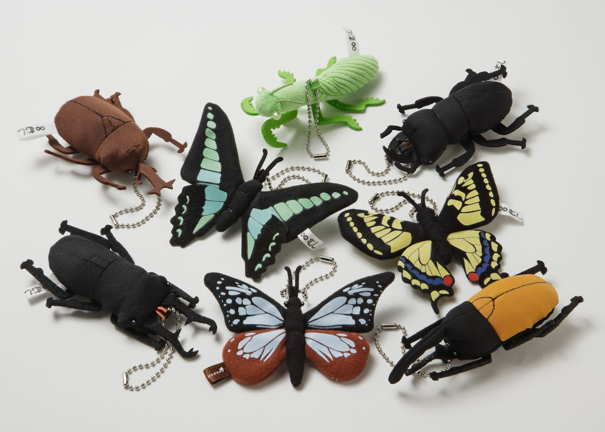 森のむしぬいぐるみ【キーチェーン】 | 生物園オンラインショップ