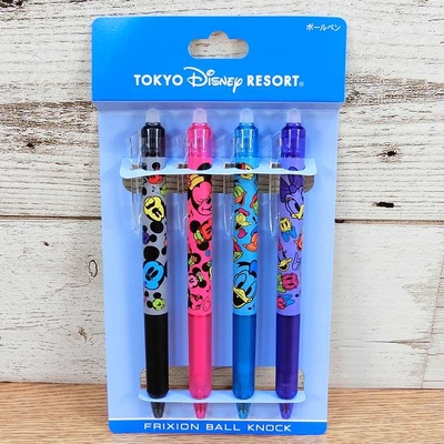 東京ディズニーリゾート ディズニー 通販 フリクションボールペン 4本