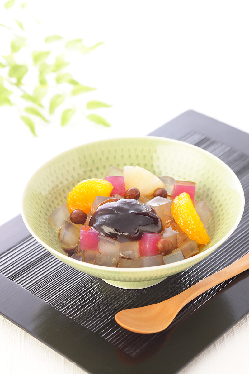 角カップあんみつ 抹茶 | 栗のわかやま