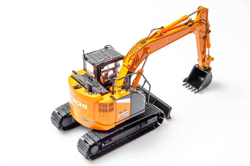 HITACHI ZAXIS135US-7 クラムシェル仕様 ZX135 1/50 Medium excavator