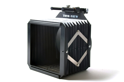 トヨフィールド45Aと23G用の蛇腹自在レンズフード トヨ